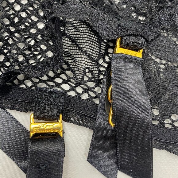 Agent Provocateur Clio Black Roll On Suspender LOVE AP4 Large NWT $215 - Picture 9 of 10